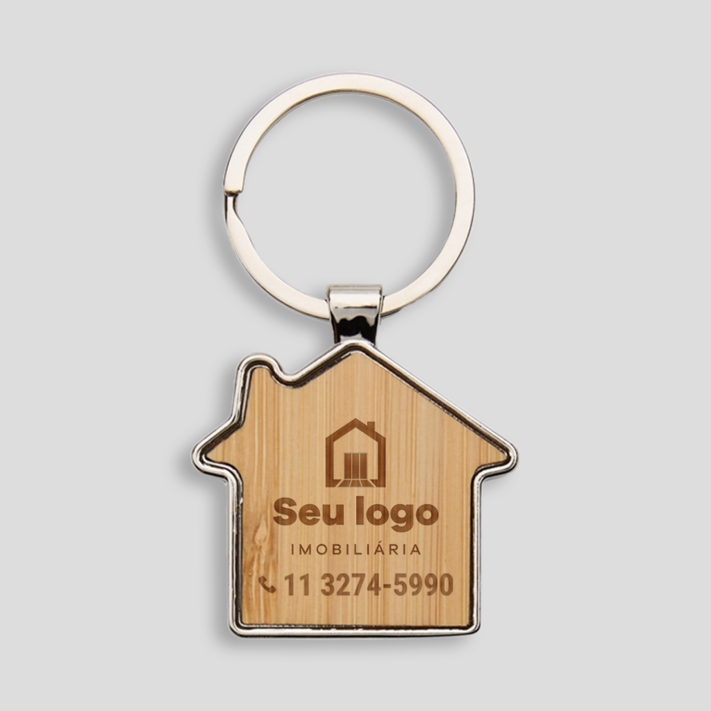 chaveiro eco bambu